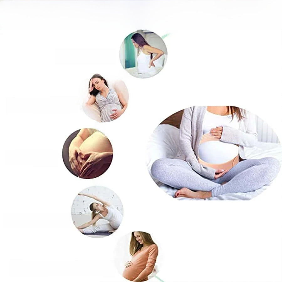 Pregnant Women's Abdominal Care Belt In The Middle And Late Stages Of Adjustable Belly Protection Belt Pregnant Waist Support Belt Velcro Pregnancy Belt