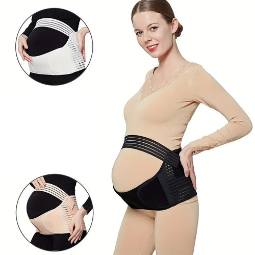Pregnant Women's Abdominal Care Belt In The Middle And Late Stages Of Adjustable Belly Protection Belt Pregnant Waist Support Belt Velcro Pregnancy Belt