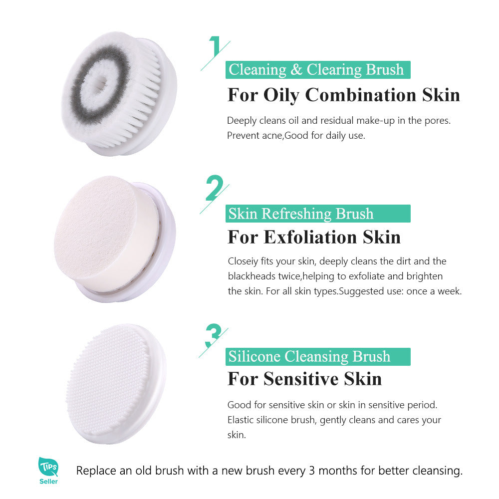 TOUCHBeauty Three-in-one Electric Facial Cleanser